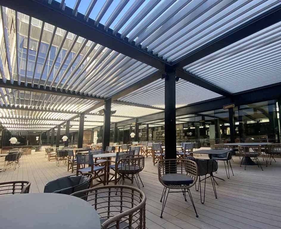 Pérgolas y cerramientos Horeca