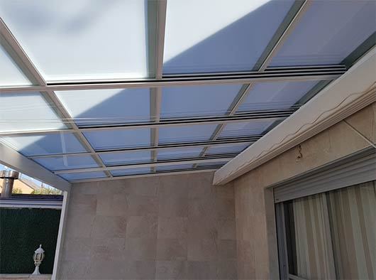Instalación techo de cristal en Madrid